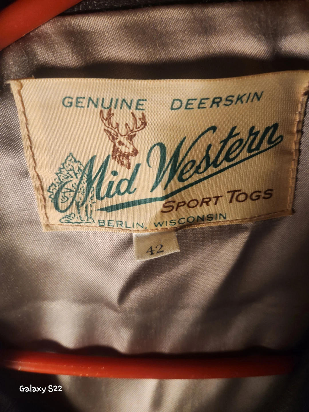 Mid Western Sport Togs Deerskin Leather Jacket - photo 5