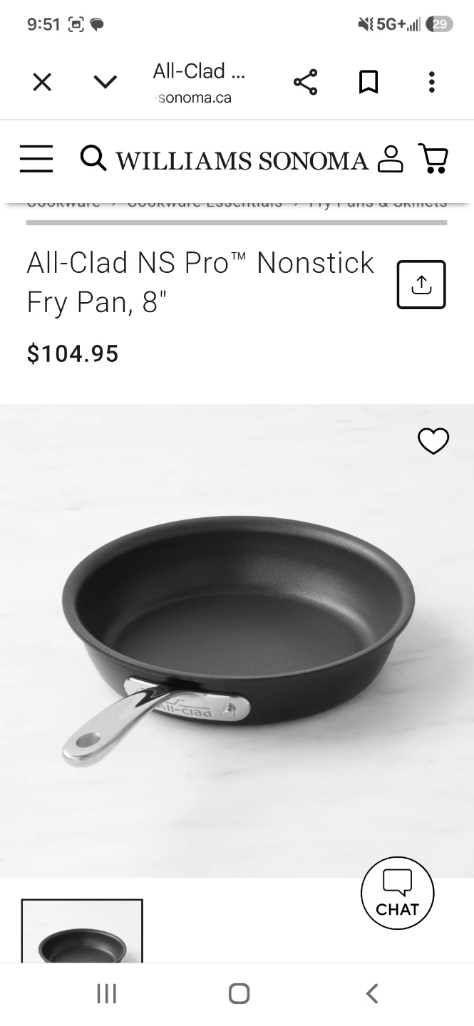All-Clad NS Pro Nonstick Fry Pan, 8" - photo 3