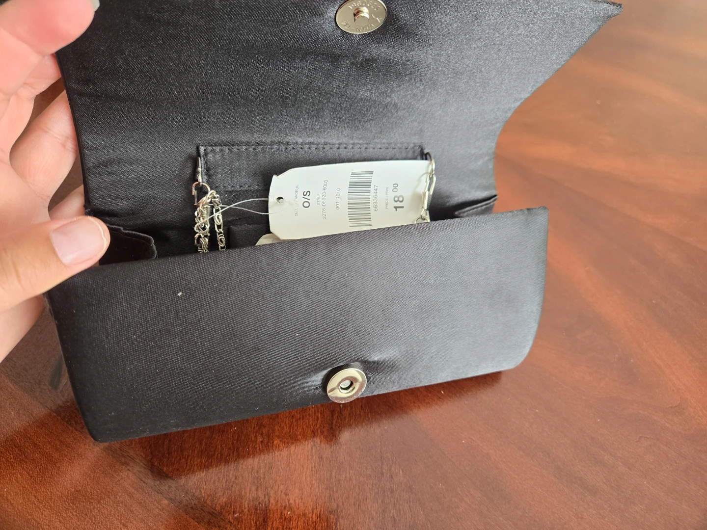 Black Clutch with Rhinestones - photo 4
