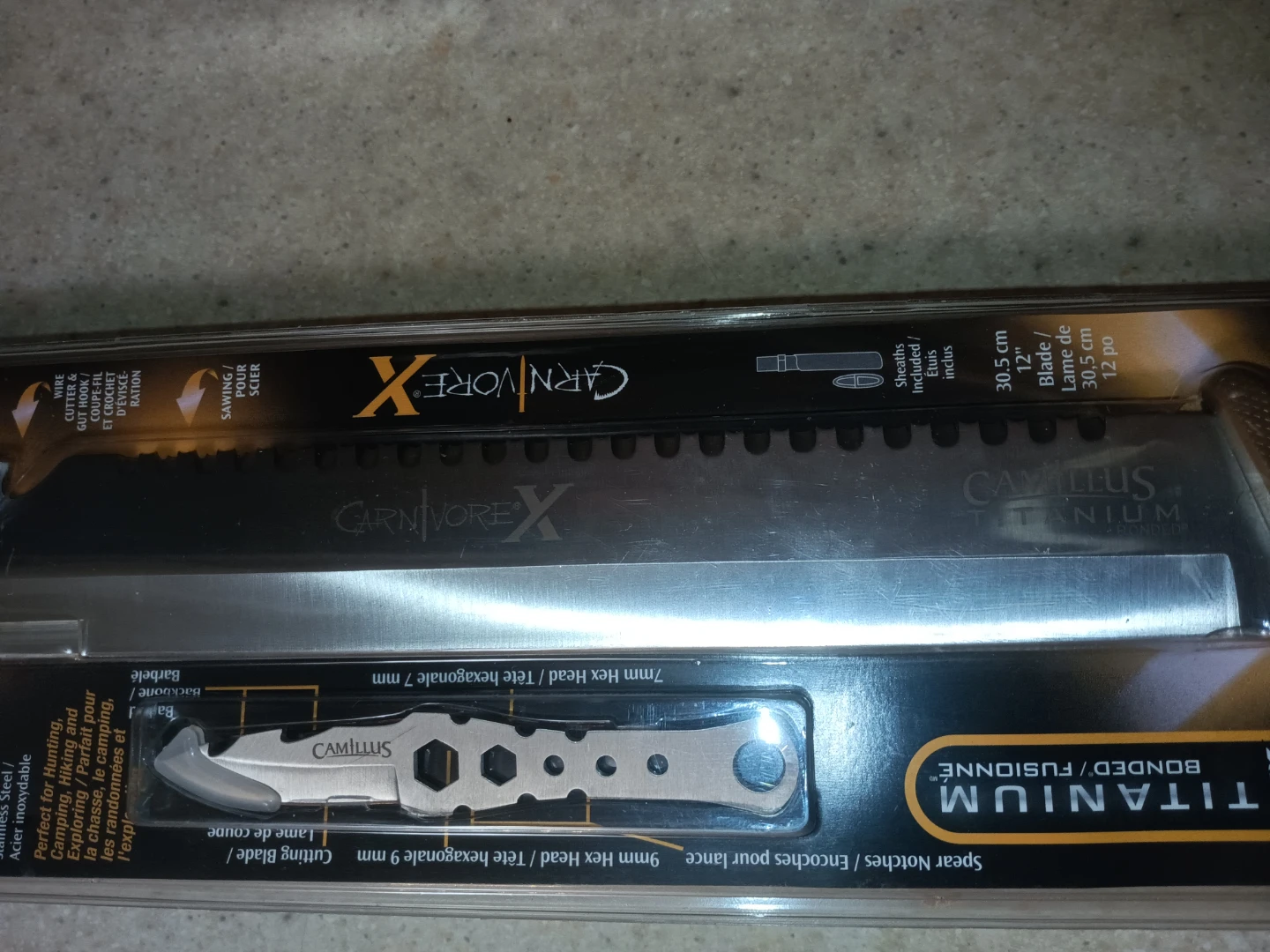 Camillus Carnivore X Titanium Bonded Survival Saw & Multi-tool - photo 4