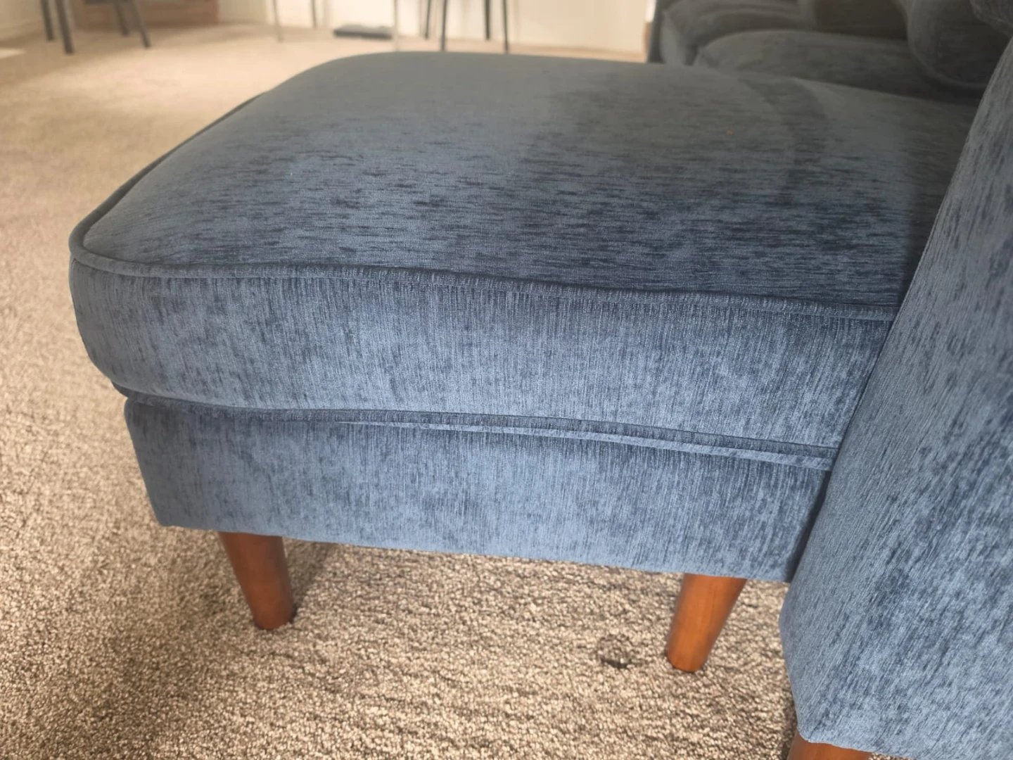 Blue Sectional Sofa - photo 3
