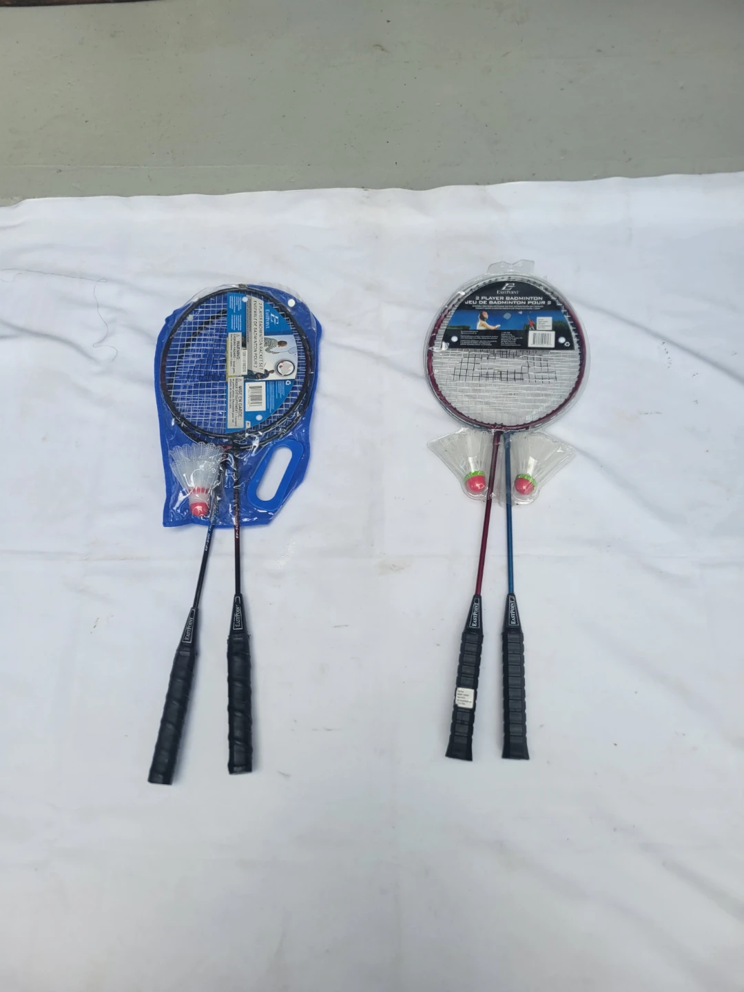 Set of 2 Badminton Rackets with Shuttlecocks - photo 2
