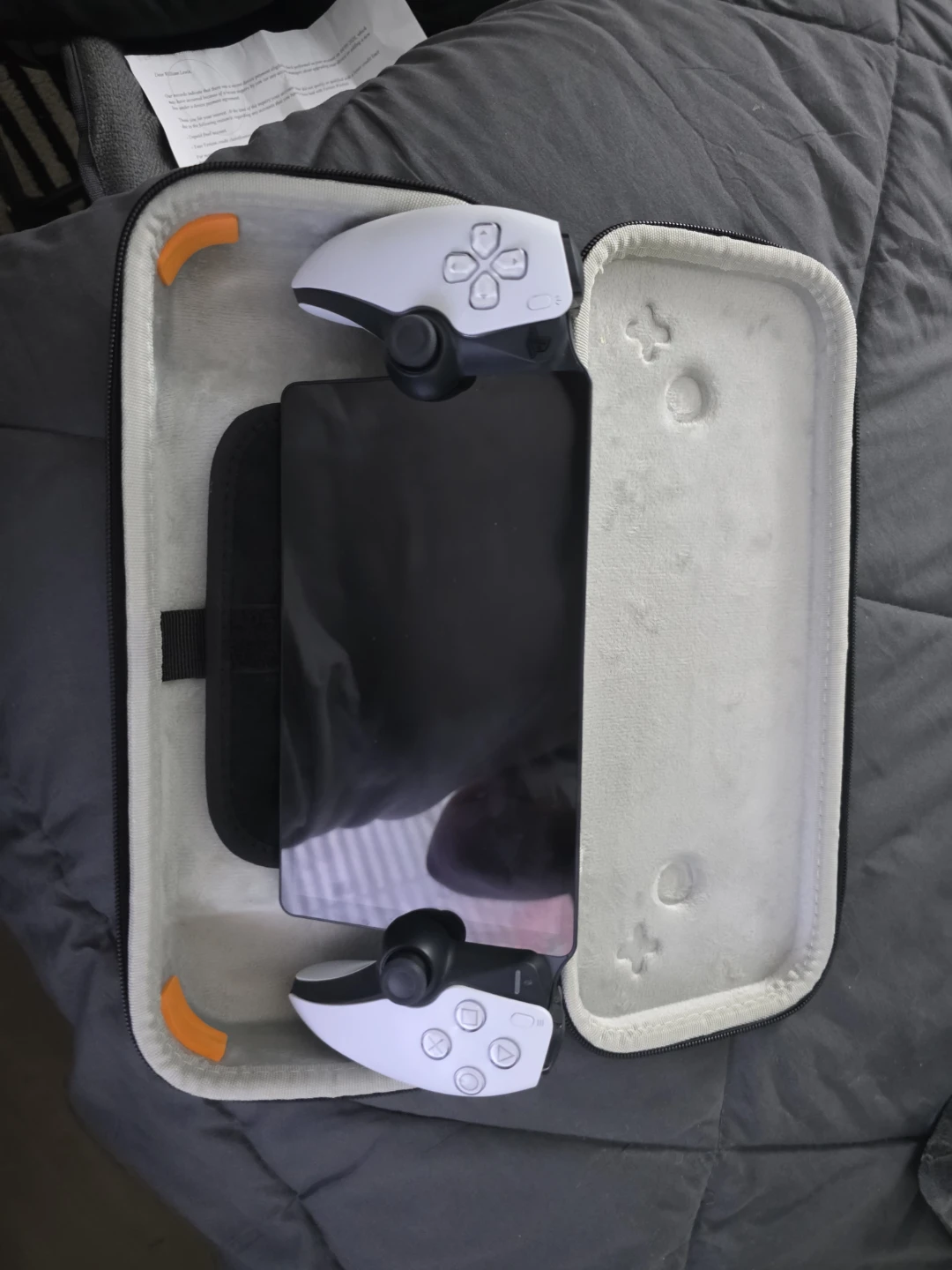 Handheld Gaming Console Carrying Case with Controllers - photo 3