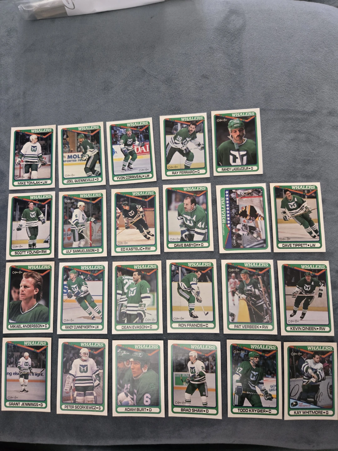 Whalers Hockey Cards