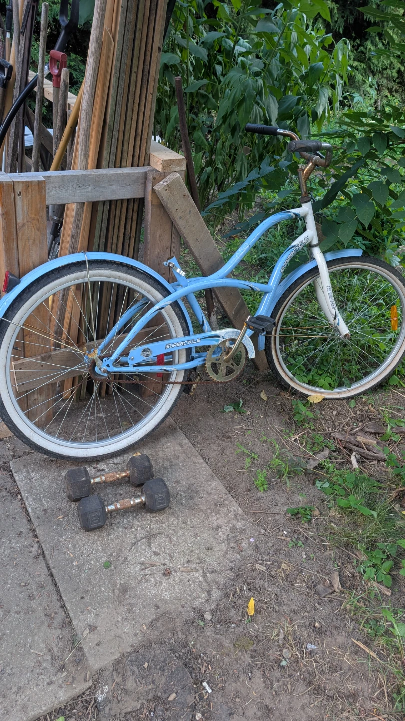 Blue Cruiser Bicycle