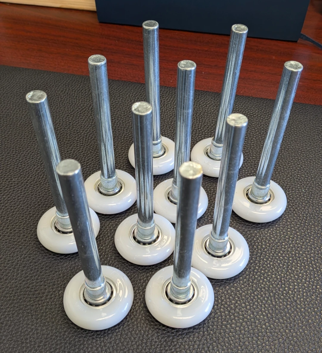 Nylon Wheel Garage Door Rollers, 4.8" Stem, 10 Total, Brand New
