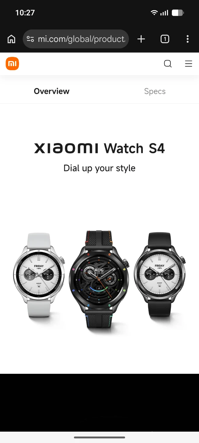 Xiaomi Watch S4