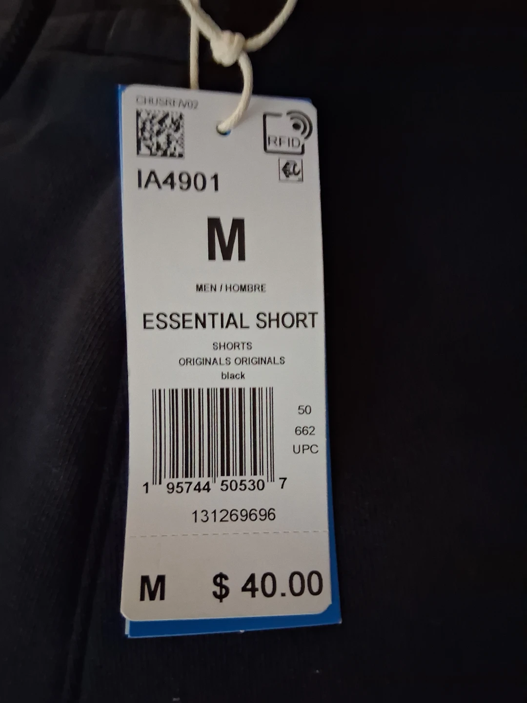 Adidas Men's Essential Shorts Black Size Medium - photo 2