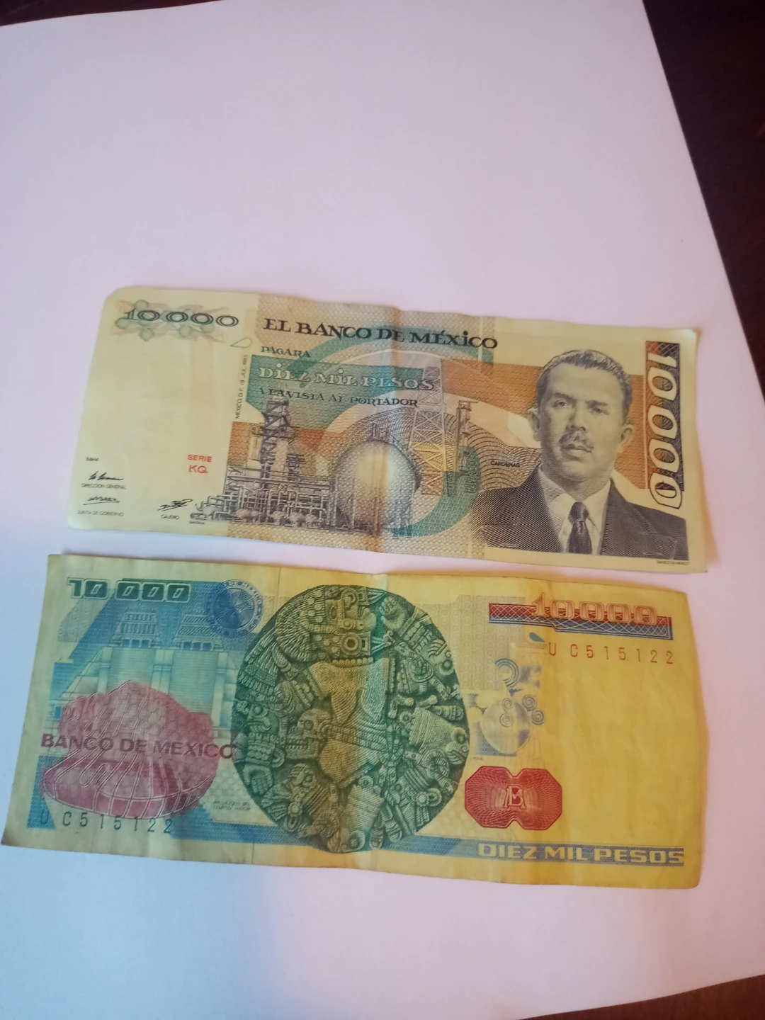 Banco de Mexico 10,000 Pesos Banknote