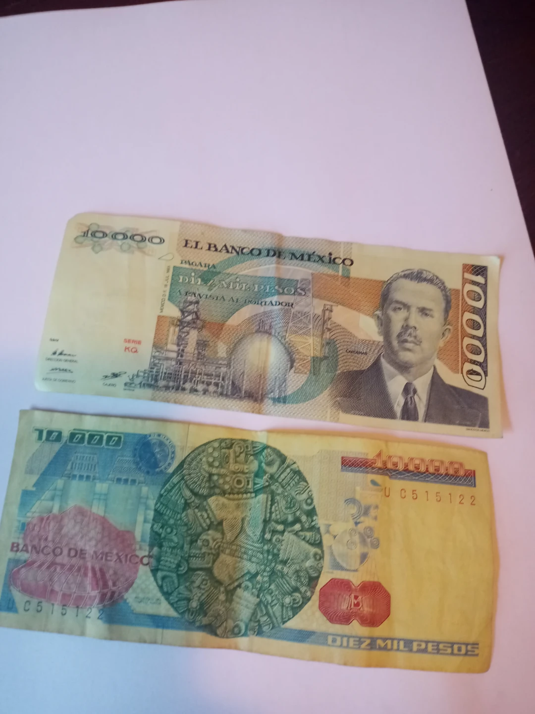 Banco de Mexico 10,000 Pesos Banknote - photo 2