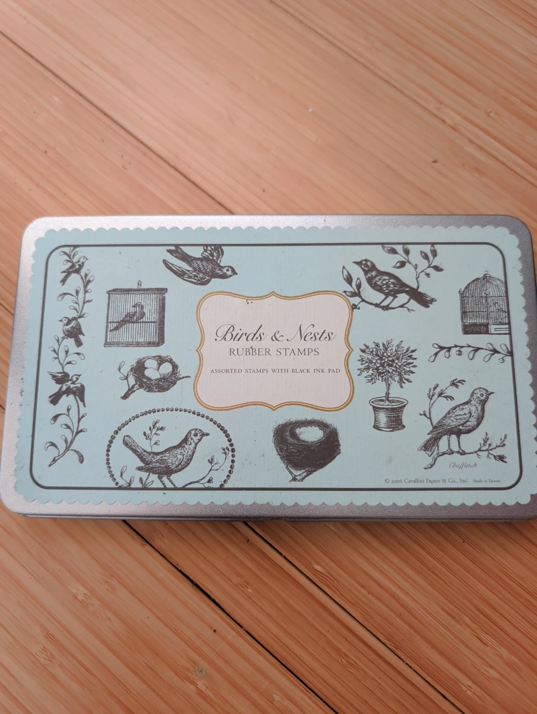 Birds & Nests Rubber Stamps with Ink Pad
