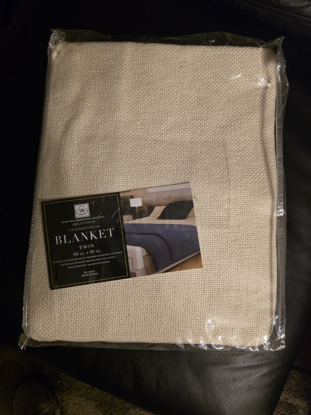 Revere Mills "Feather Touch" Twin Blanket