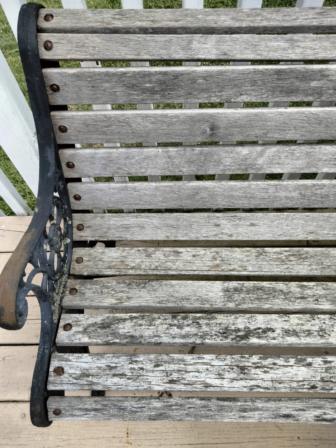 Antique porch bench - photo 2