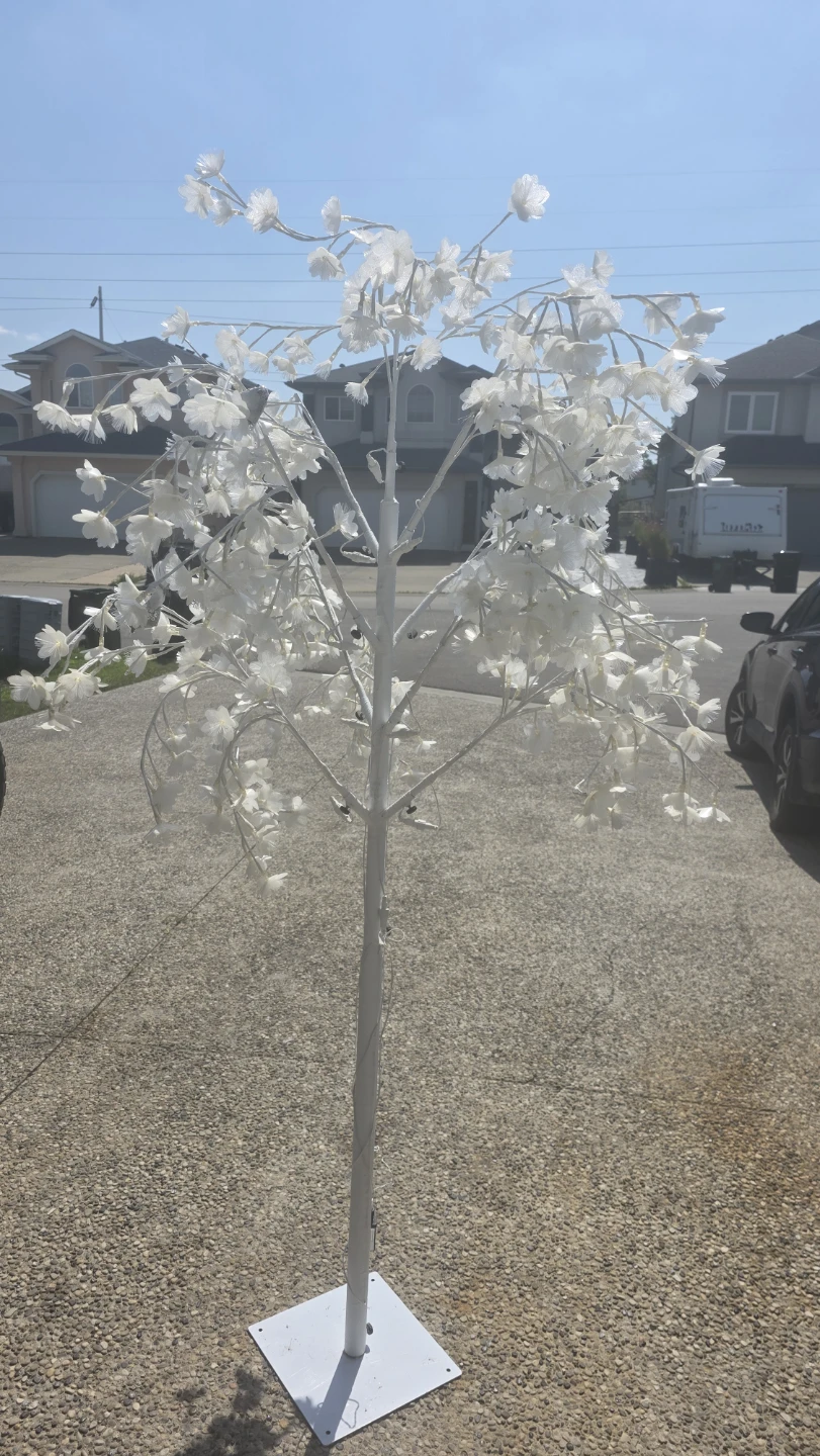 White Artificial LED Blossom Tree
