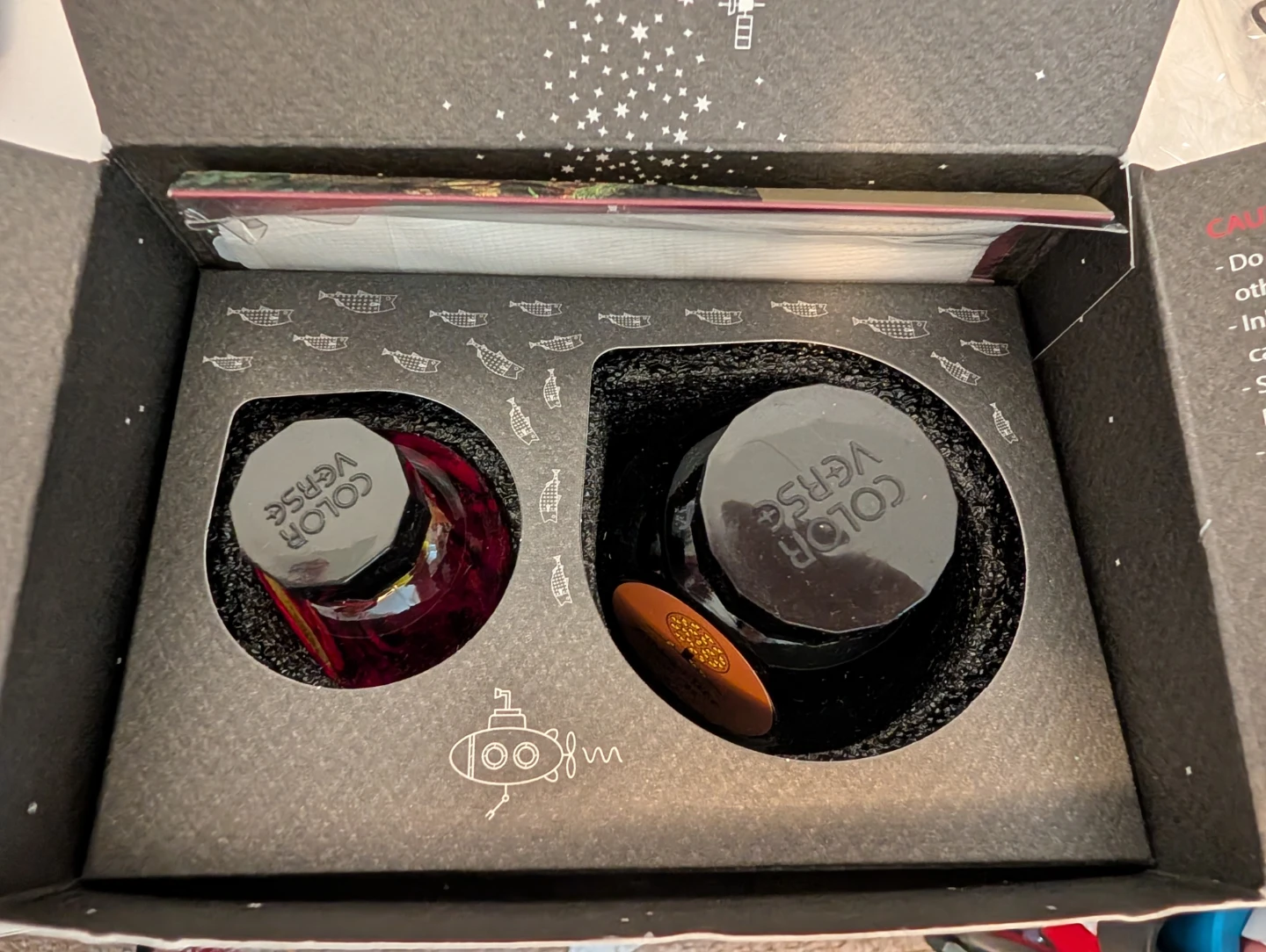 Kakuno fountain pens,  Coloverse fountain pen inks