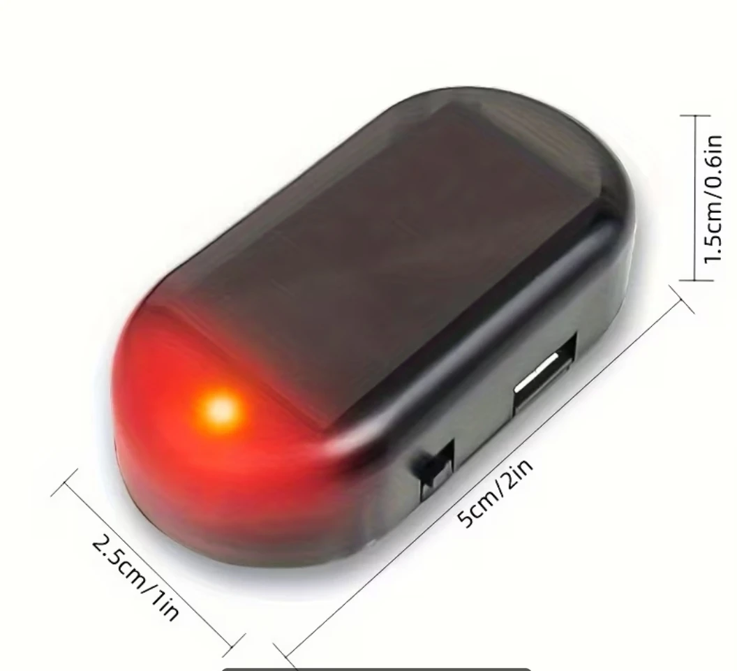CAR ALARM FLASHING BLUE LIGHT IMITATION LIGHT - photo 5