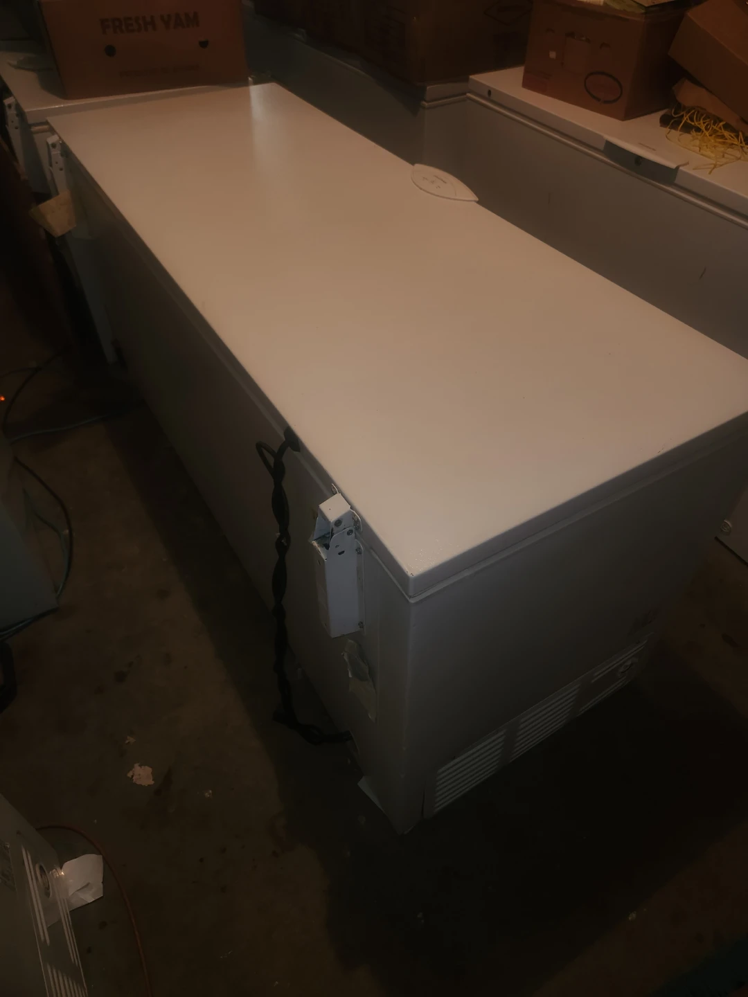White Chest Freezer