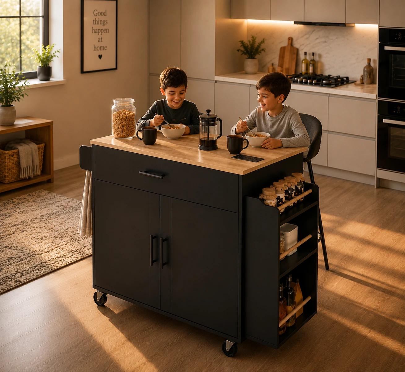 Brand new Kitchen Island Cart with Storage - photo 3