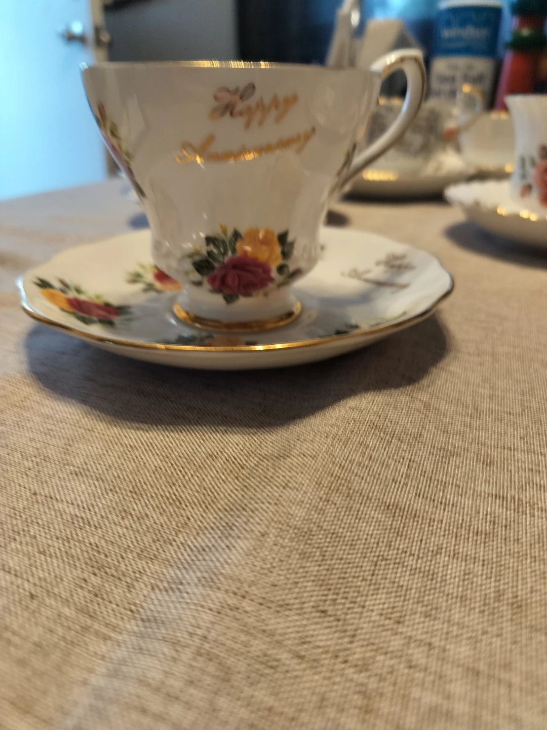 Royal Albert "Happy Anniversary" Teacup and Saucer Set - photo 2