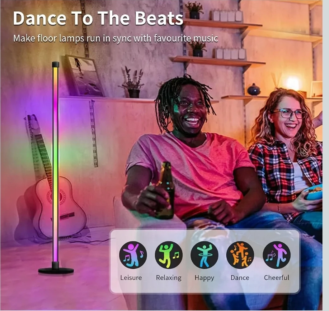 ❤️ Smart LED Floor Lamp RGB App Control Music Sync - photo 2