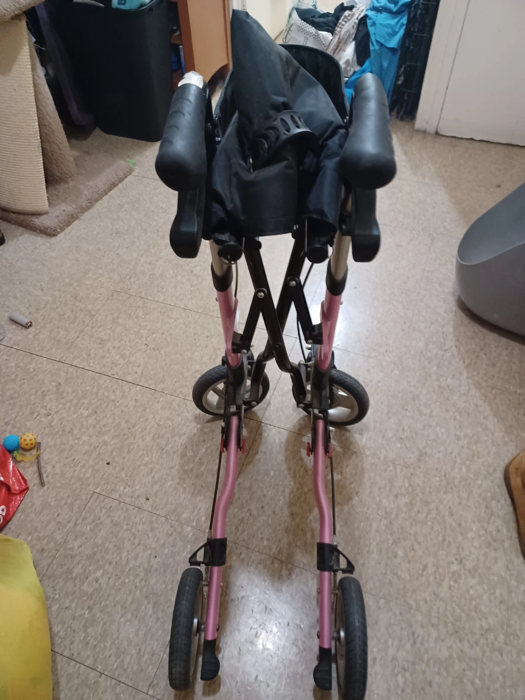 Pink Rollator Walker with Seat - photo 2