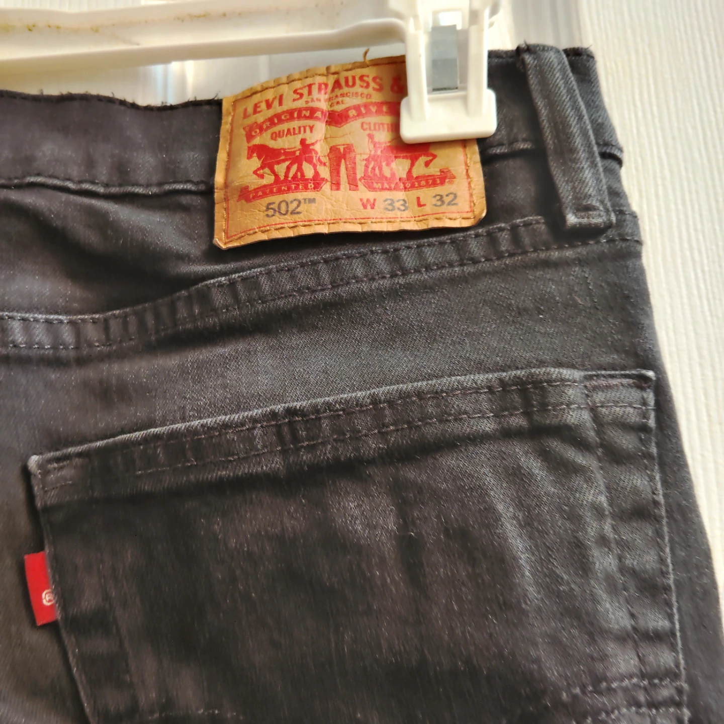Levi’s 502 Regular Taper Jeans - Black (W33 L32) - photo 2