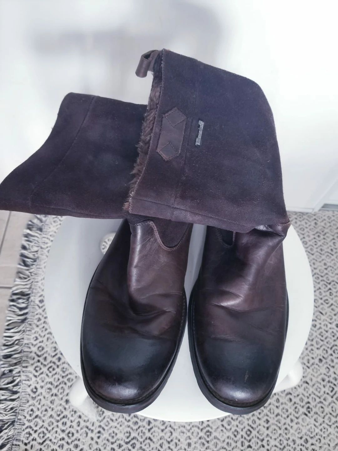 Vionic Brown Suede Knee-High Boots