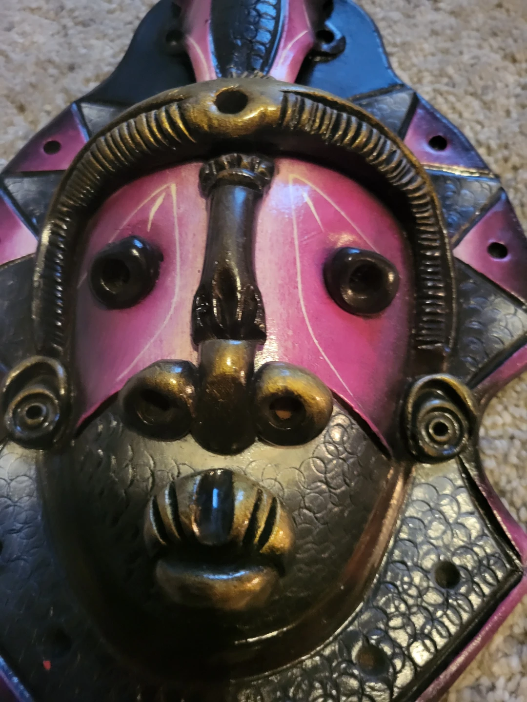 Decorative Tribal Mask Wall Art - photo 3
