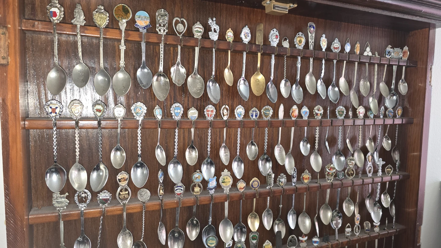 100 spoons every spoon have diffeent history