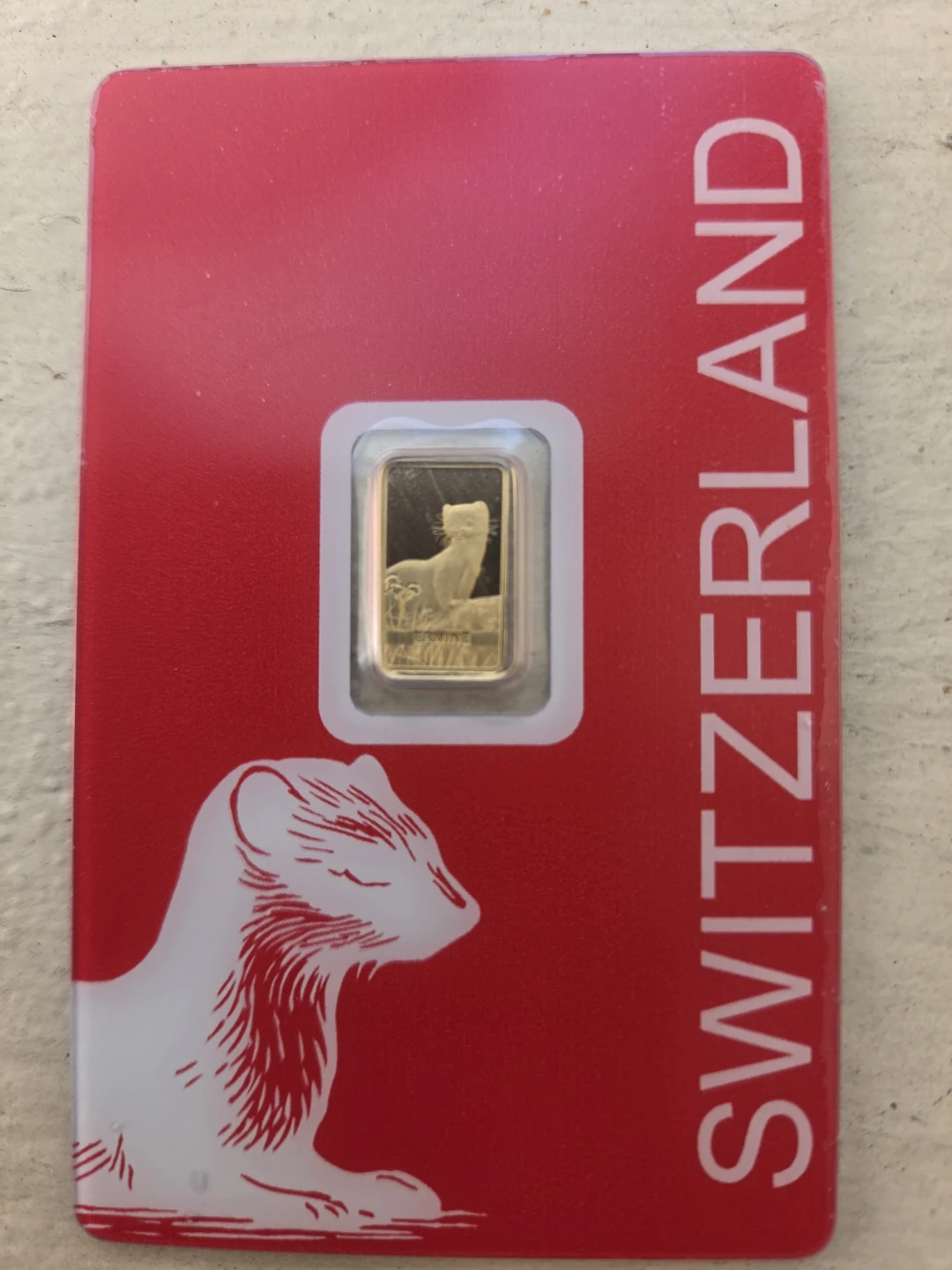 1g Fine Gold Bar - Swiss Made