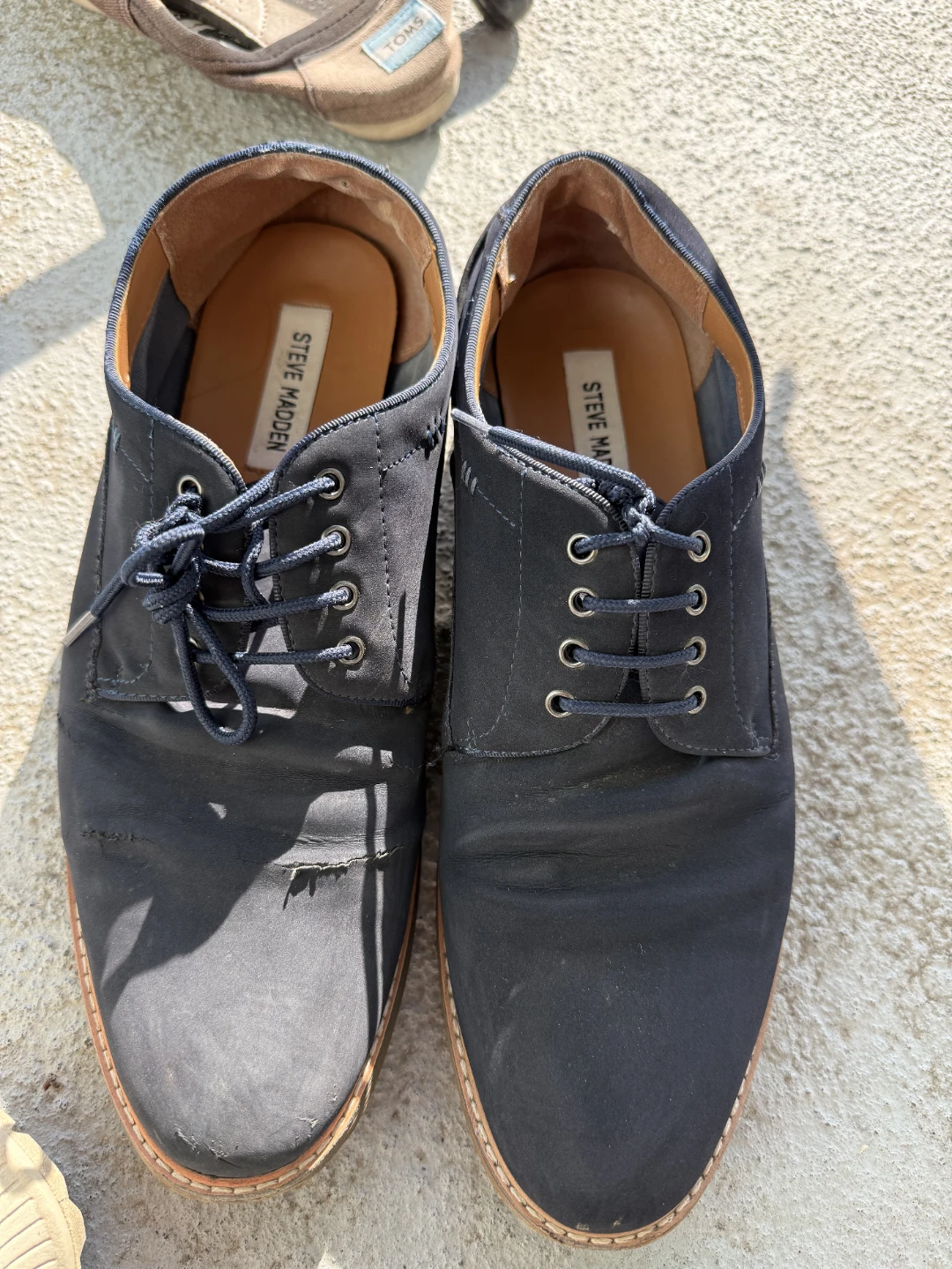 Steve Madden Men's Navy Blue Dress Shoes