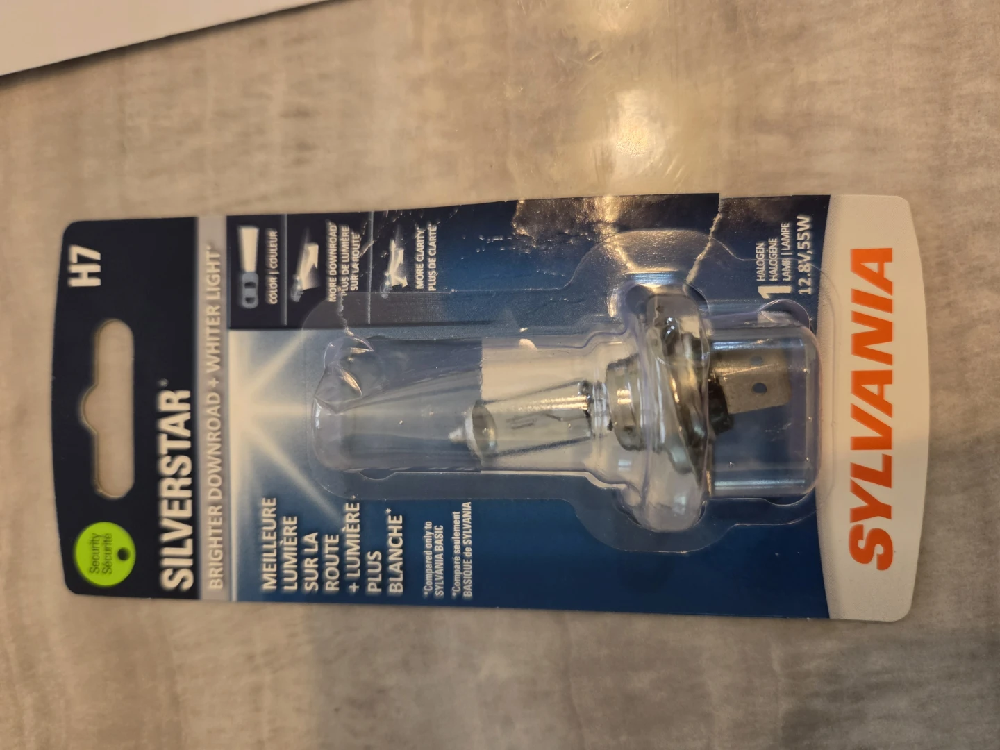Sylvania SilverStar H7 Halogen Headlight Bulb - photo 2