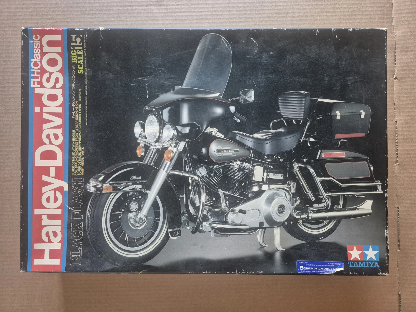 Tamiya Harley-Davidson FLH Classic Black Flash  Model Kit - photo 4