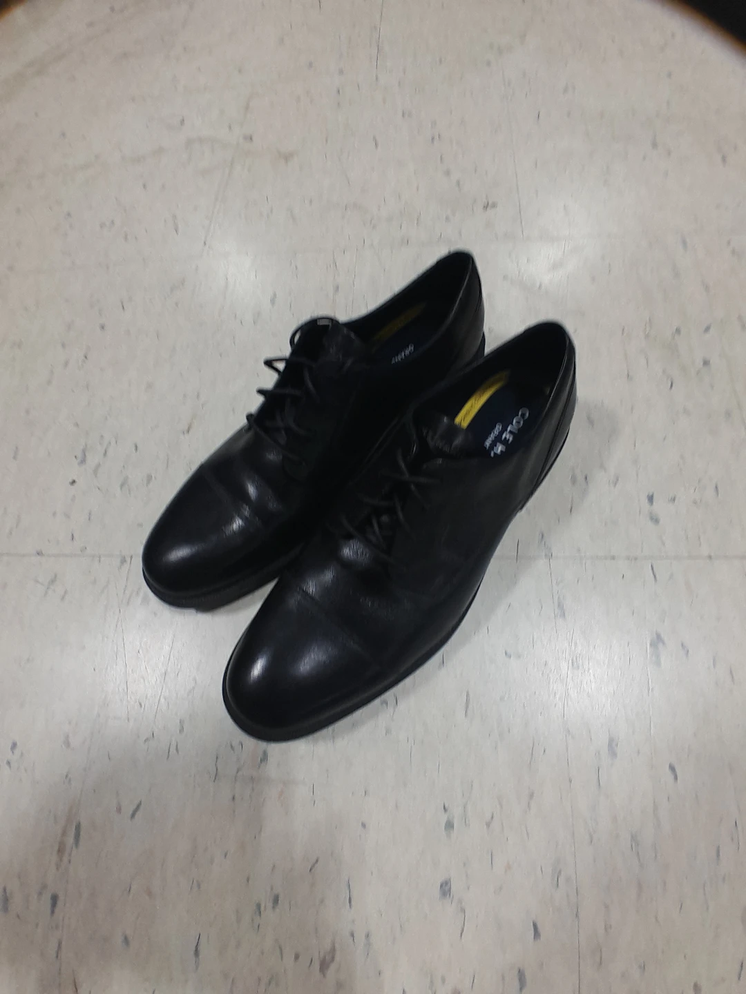 Cole Haan Grand Series Black Leather Dress Shoes Men's Size 10.5
