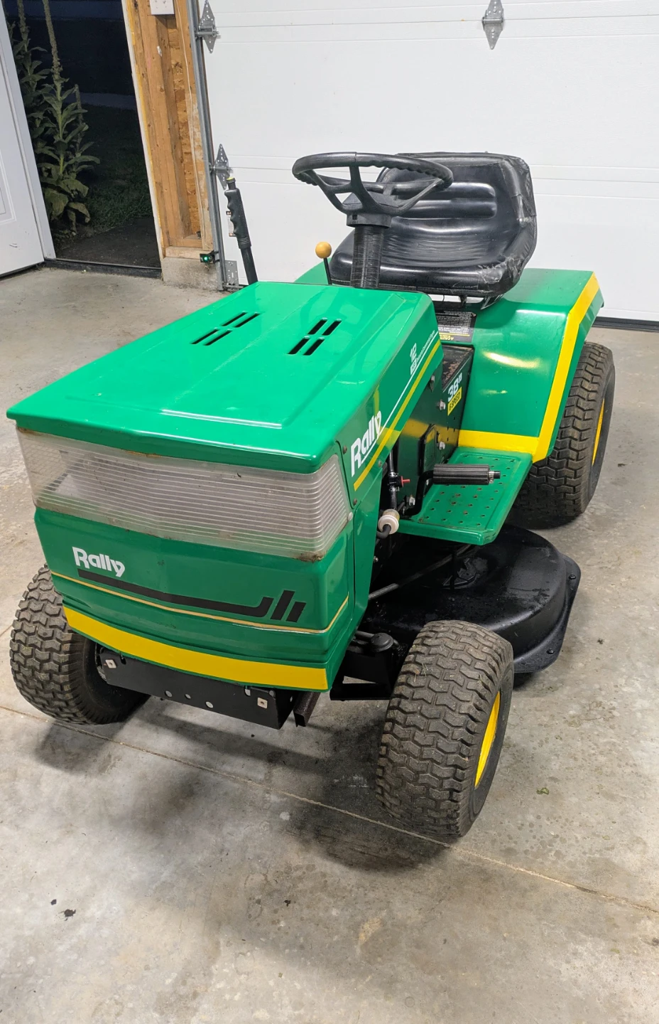 Rally Riding Lawn Mower
