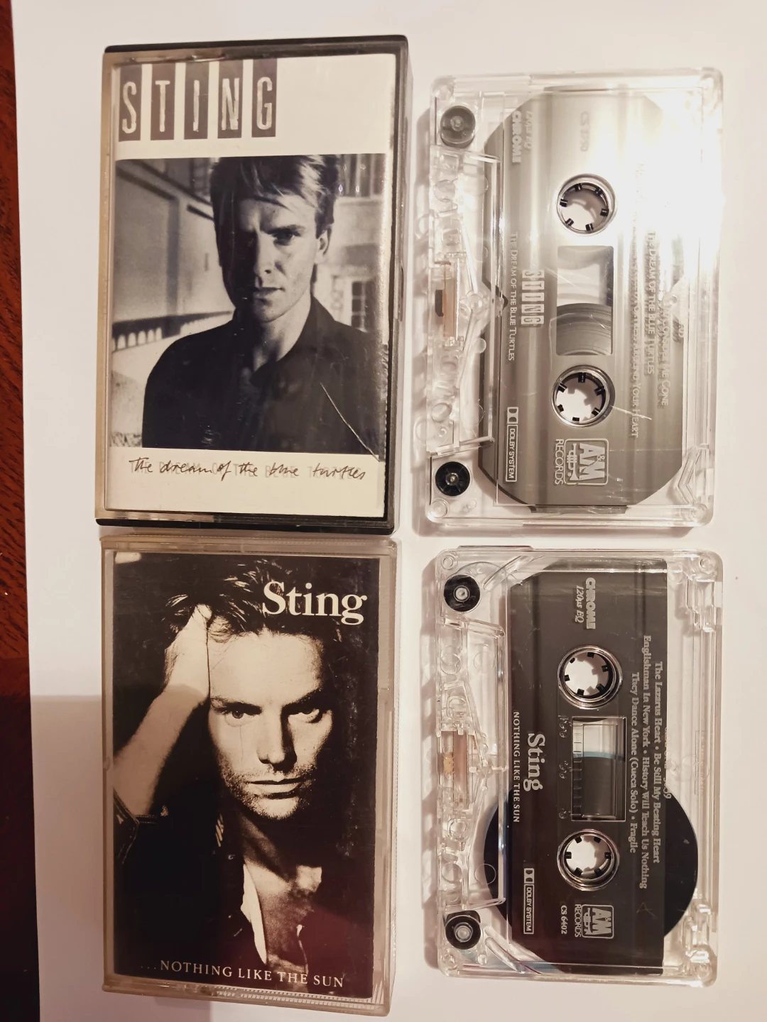Set of 2 Sting Cassette Tapes