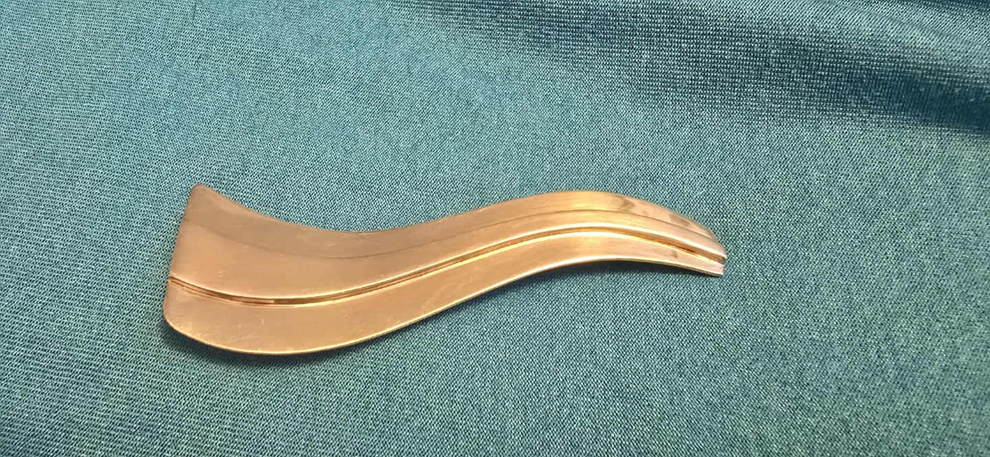 Sterling Silver Wave Brooch