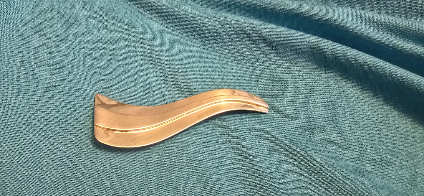 Sterling Silver Wave Brooch - photo 2