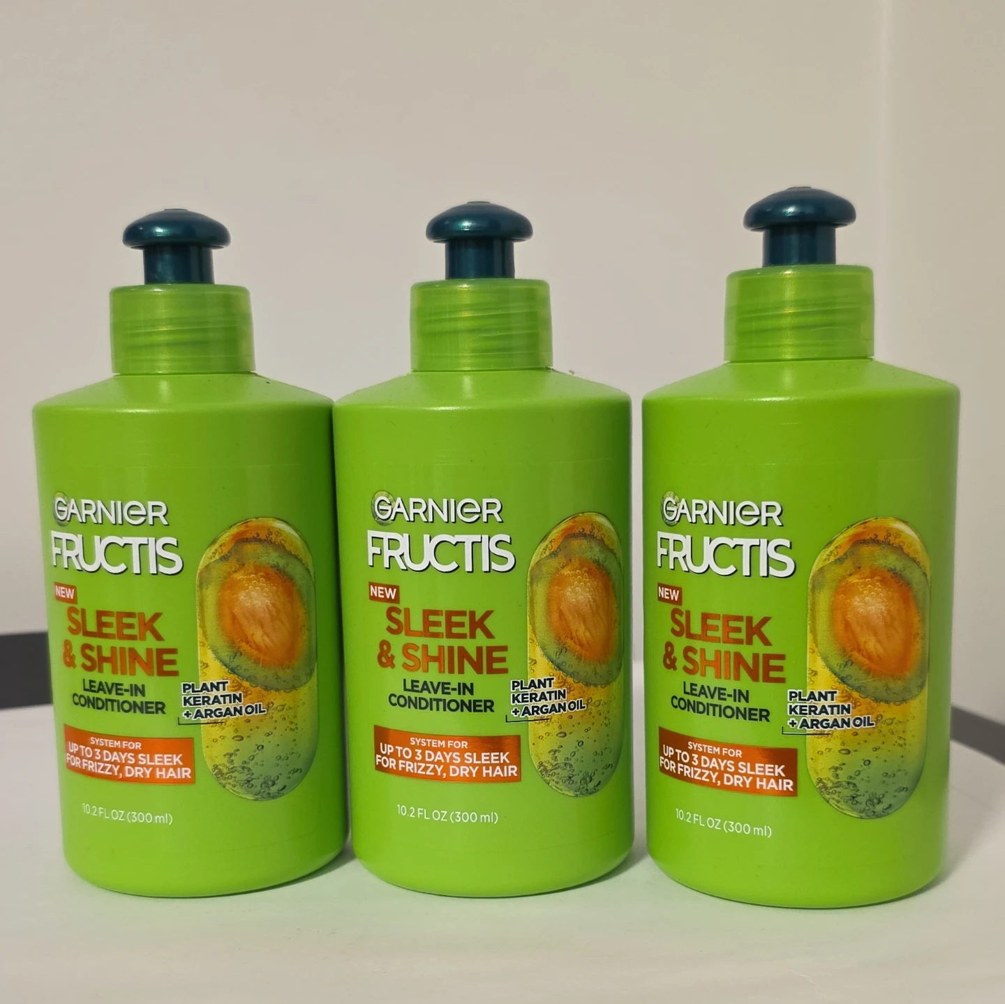 Garnier Fructis Sleek & Shine Leave-In Conditioner (3 Pack)