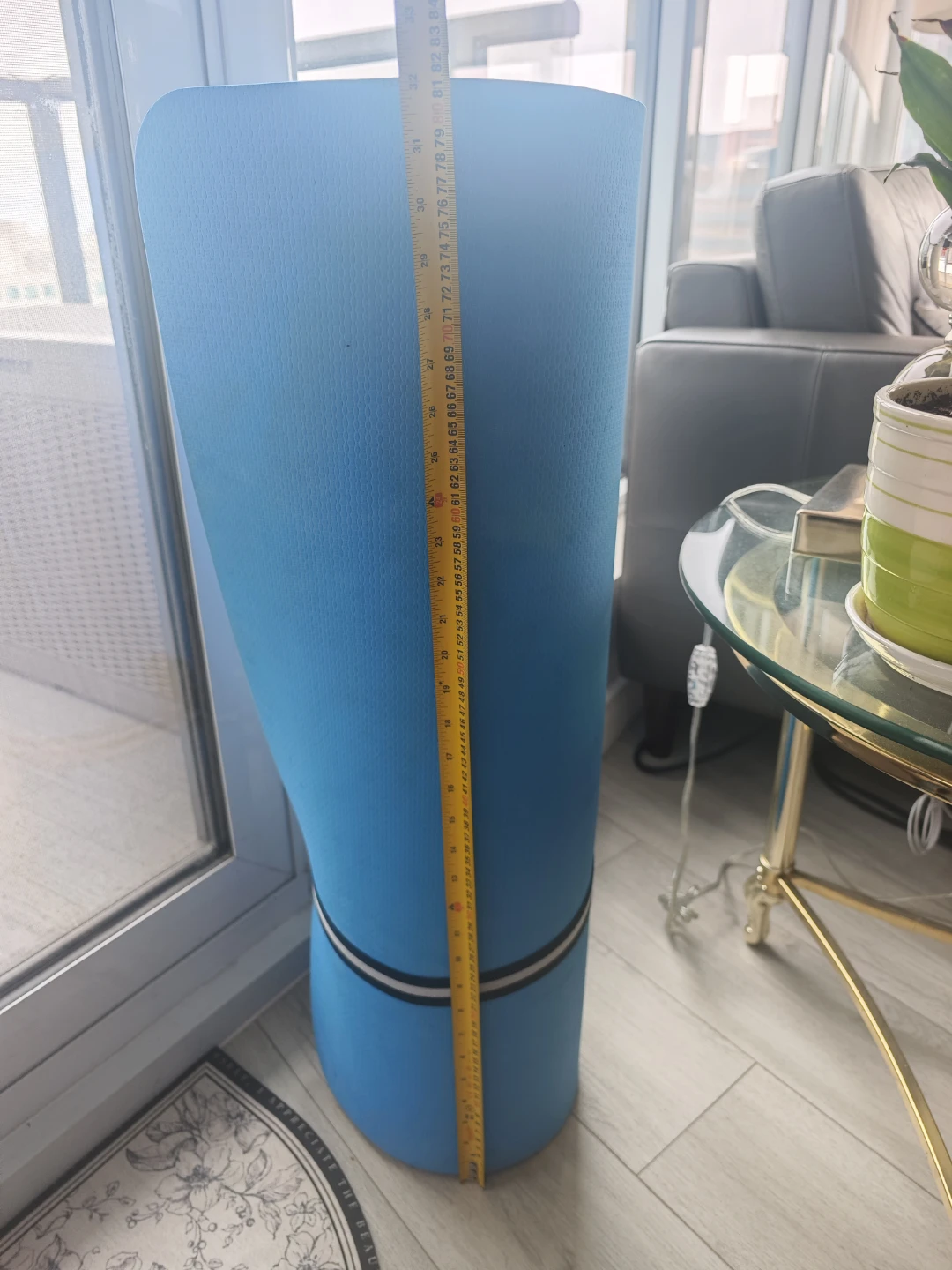 Blue Yoga Mat
