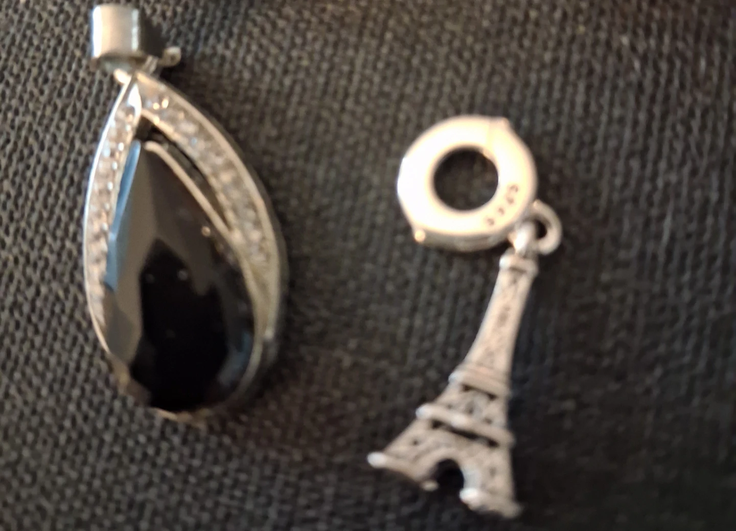 Assorted Silver-tone Charms and Rings - photo 4