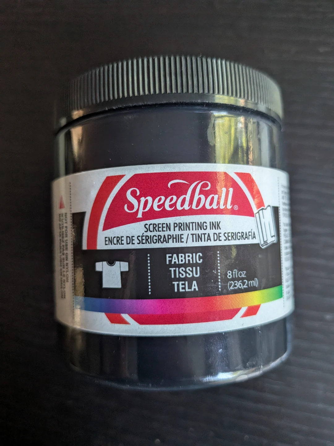 Speedball screen prying ink BLACK unopened 8fl oz