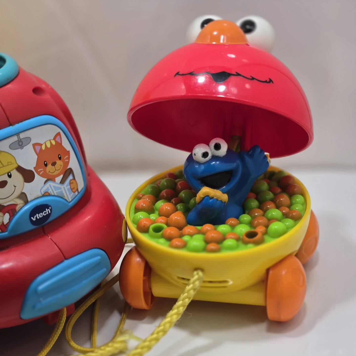 VTech Drop and Go Dump Truck and Elmo Pull Toy