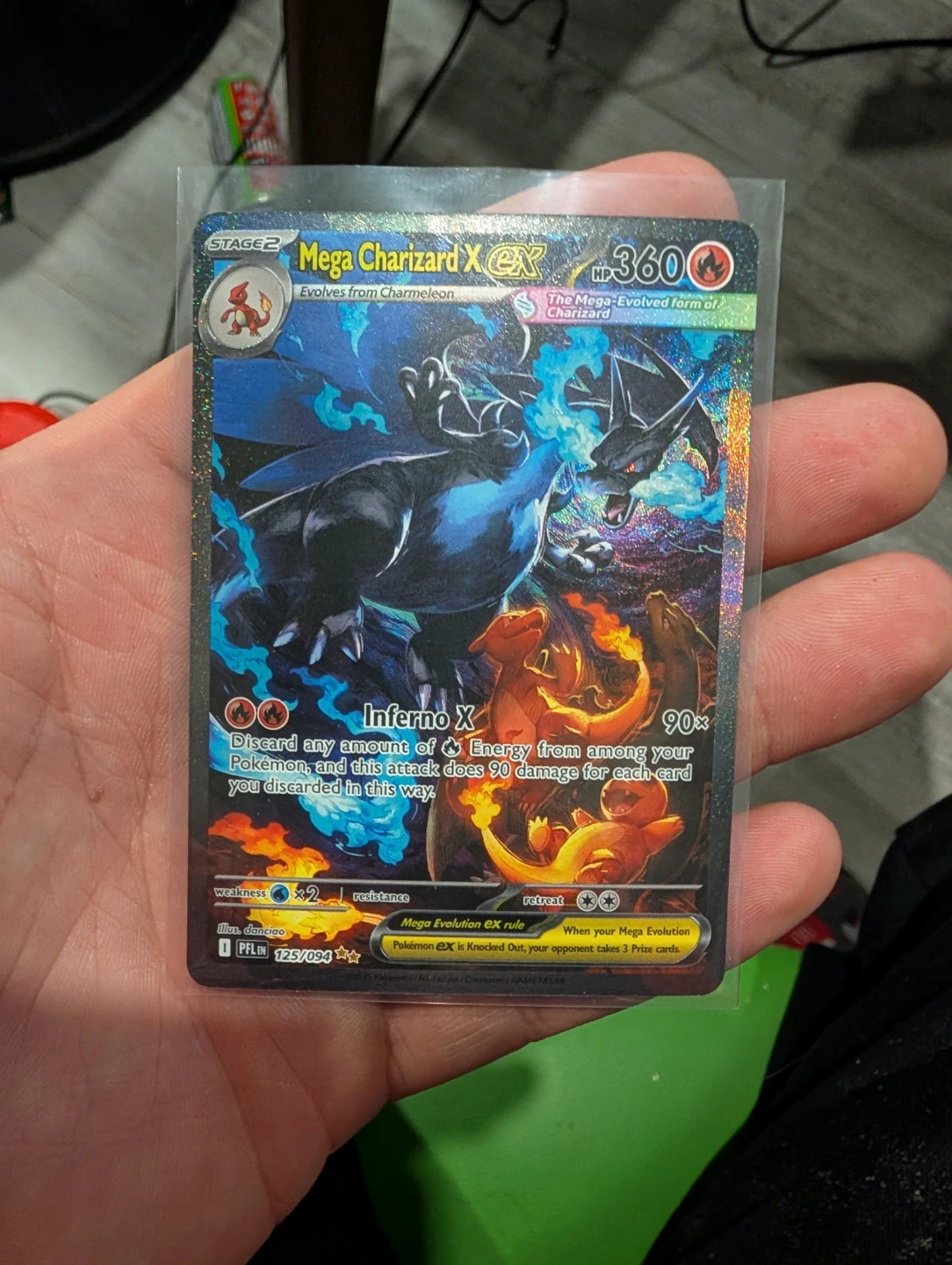 Mega Charizard EX Pokémon Card near mint