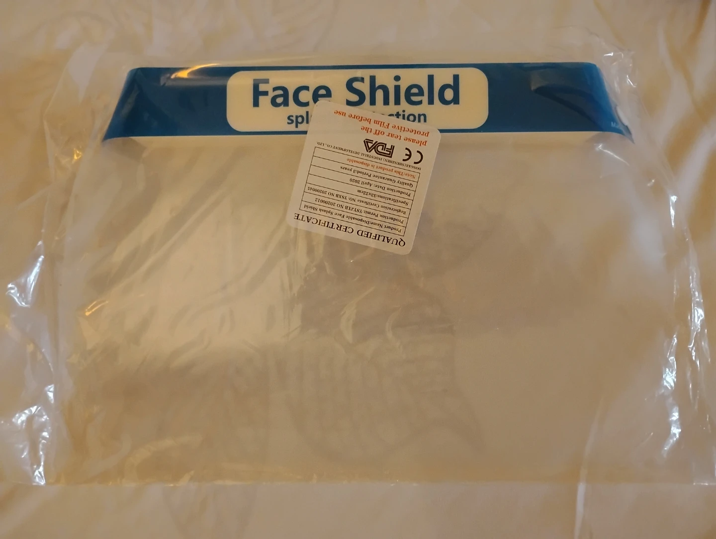 15x Disposable Face Splash Shields