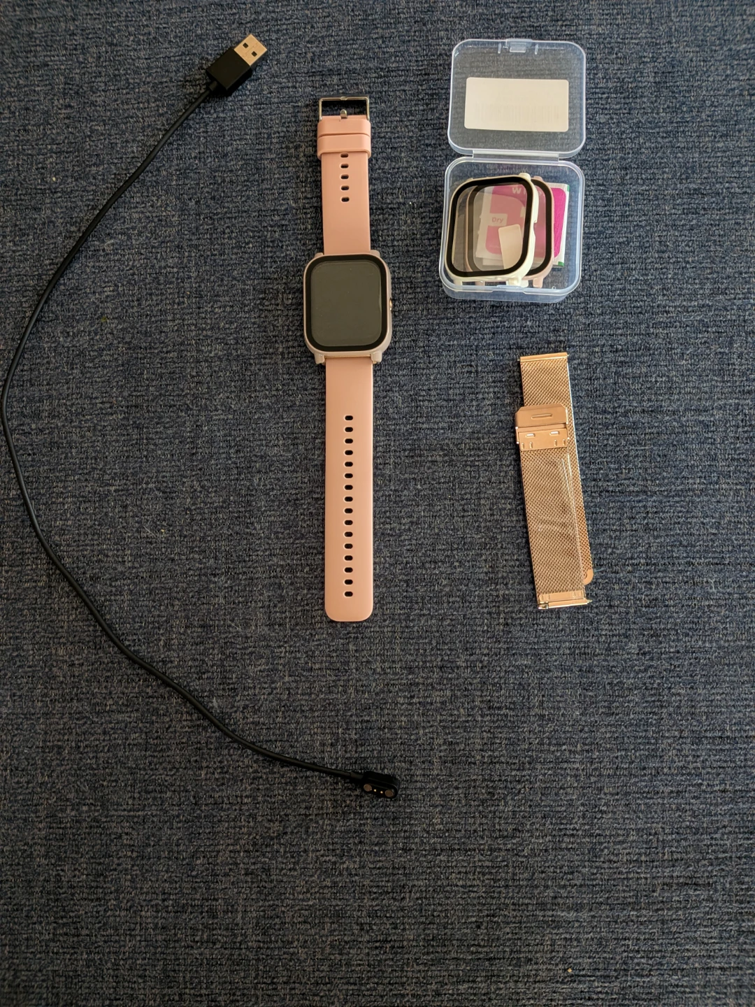 Pink Smart Watch fitness  CASH ONLY AS IS - photo 2