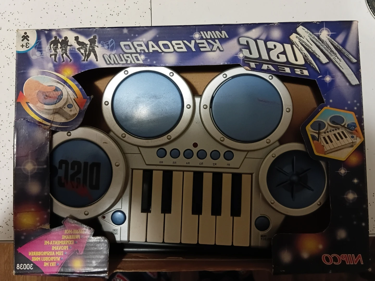 NIPCO Music Beat Mini Keyboard Drum Toy