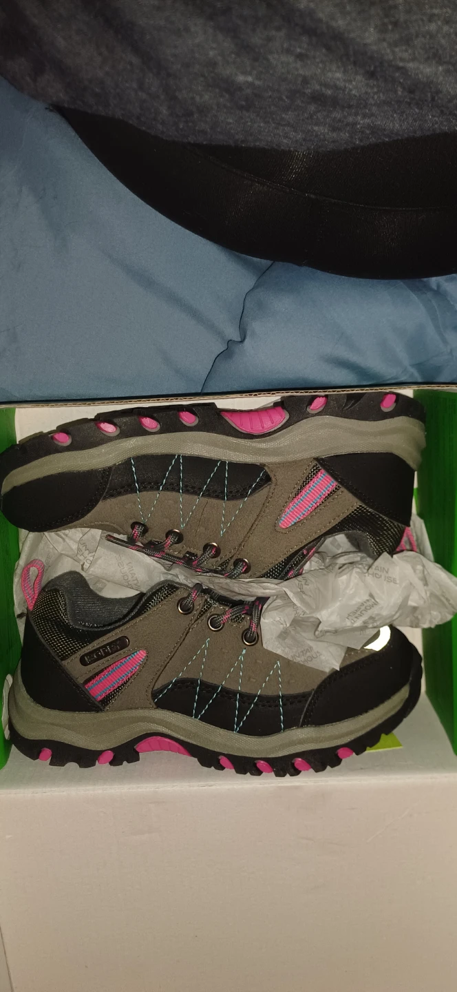 Mountain Warehouse Stampede Waterproof Kids Shoes - Grey - photo 2