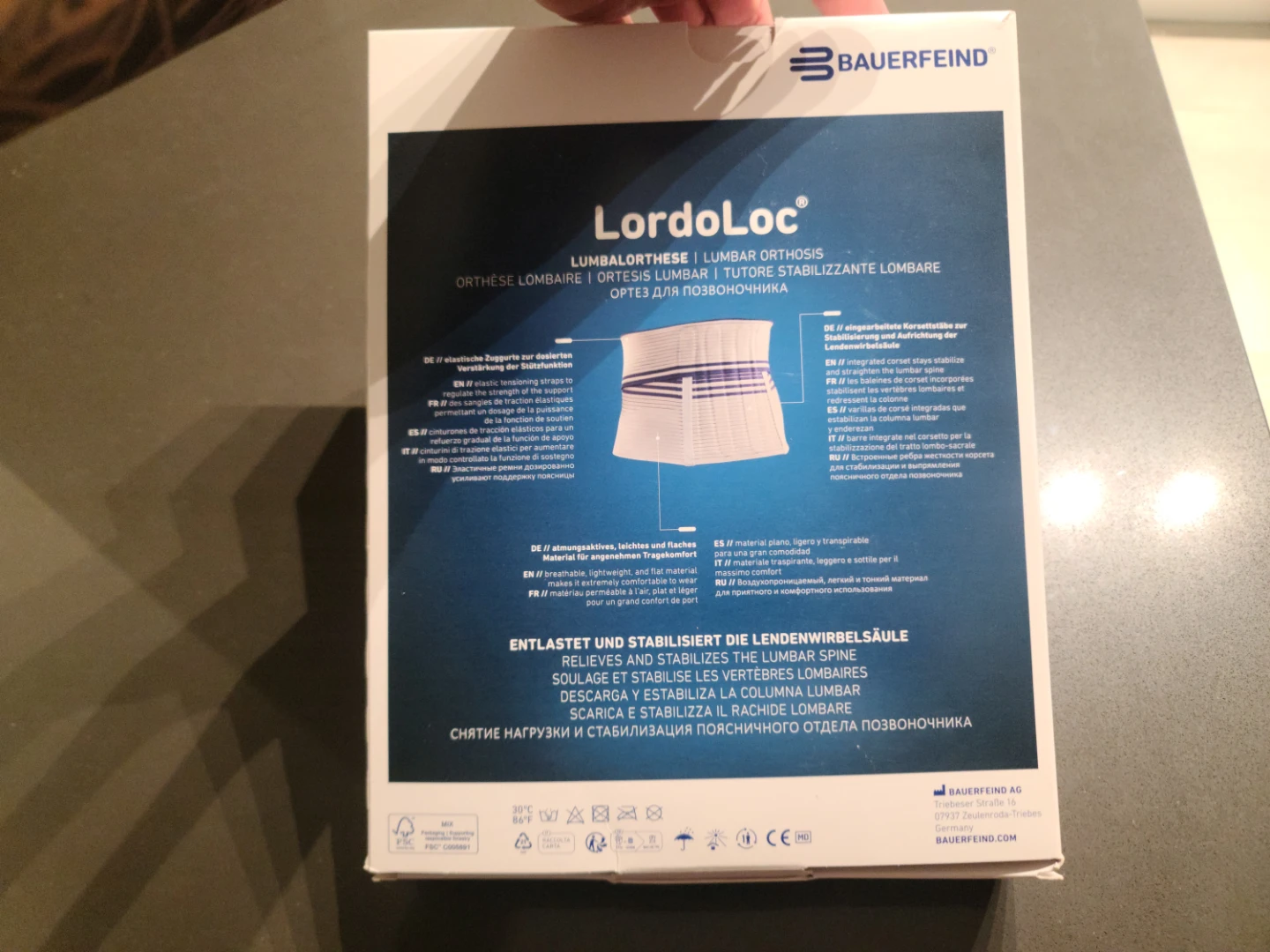Bauerfeind LordoLoc Lumbar Orthosis - photo 2