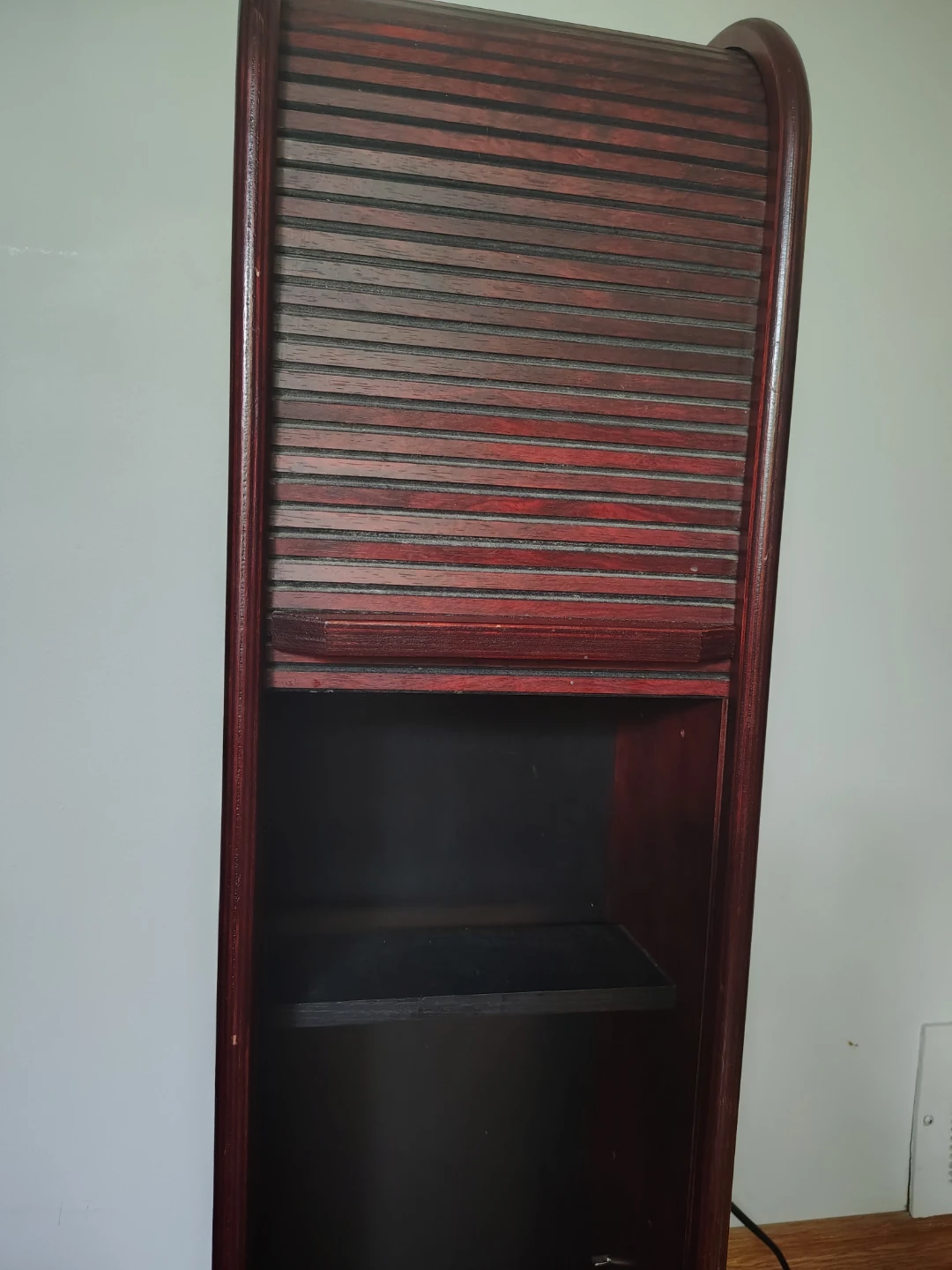 Pair of Cherry Wood Storage Cabinets - photo 2